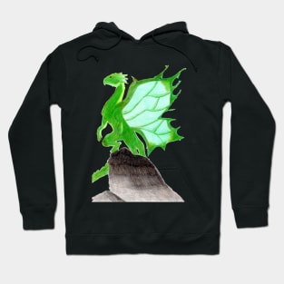 Standing Proud over my Entire Kingdom- Dragon Light Green Hoodie